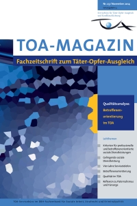 TOA-Magazin Deckblatt, verpixelter Farbverlauf