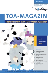 TOA-Magazin Deckblatt, verpixelter Farbverlauf