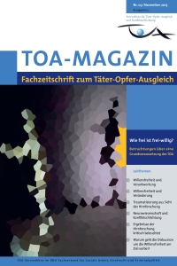 TOA-Magazin Deckblatt, verpixelter Farbverlauf