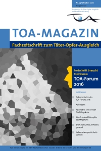 TOA-Magazin Deckblatt, verpixelter Farbverlauf