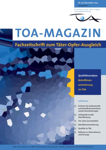 TOA-Magazin Deckblatt, verpixelter Farbverlauf