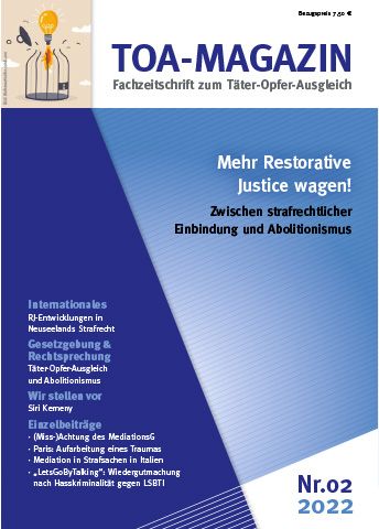 Cover des TOA-Magazins 2/2022