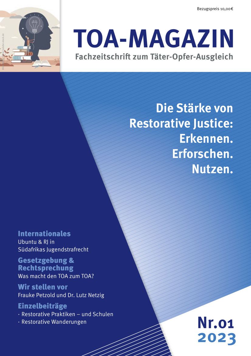 Cover des TOA-Magazins 1/2023